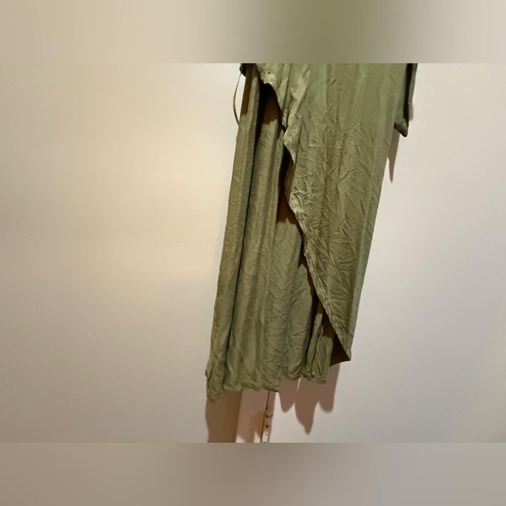 Diane Von Furstenberg Green Asymmetrical Sundress - Picture 7 of 9